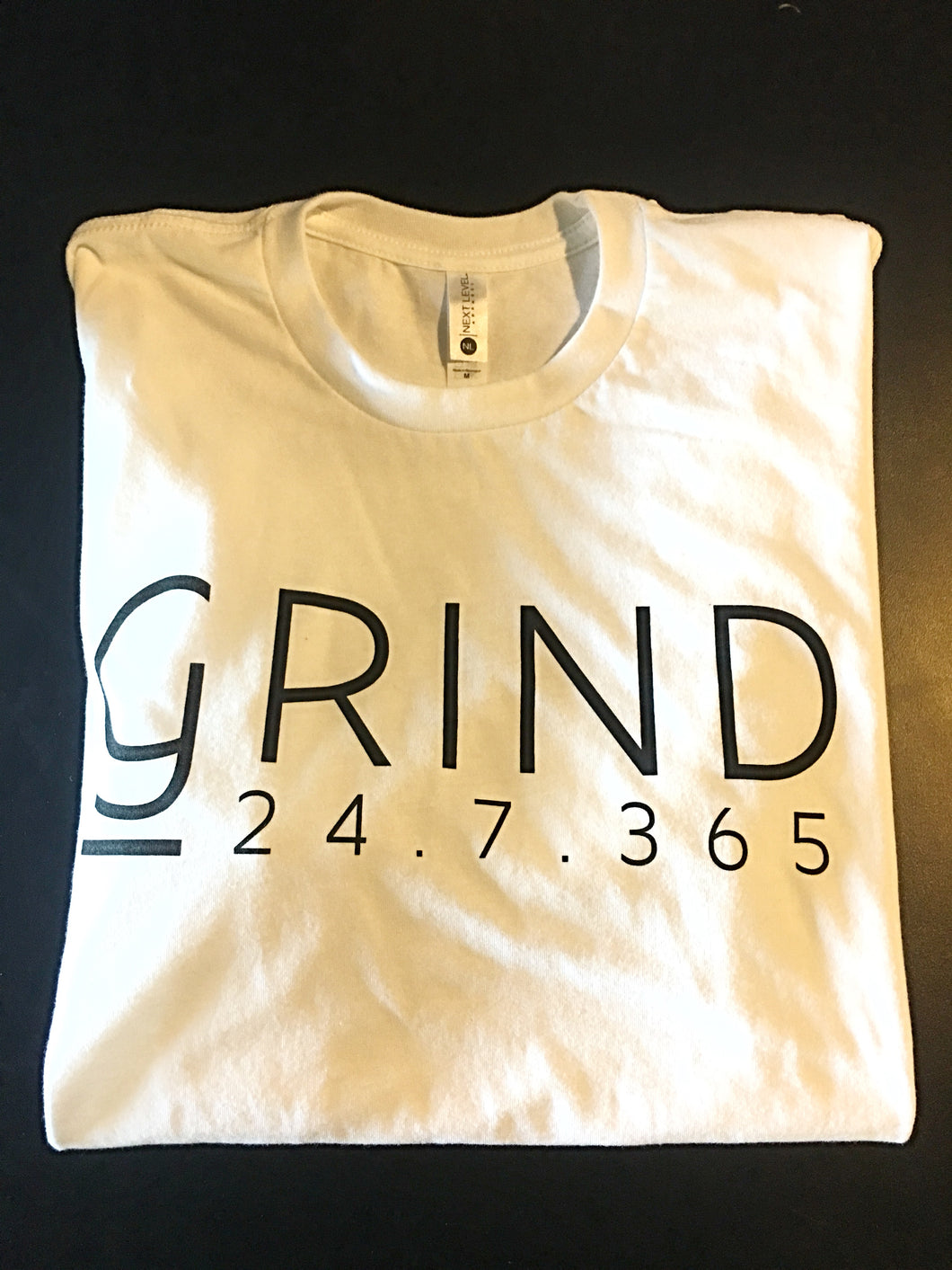 Grind 24.7.365 Logo Tee (White)